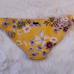Triangl yellow flower bikini bottom